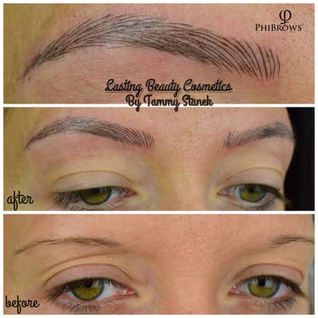 Microblading brows Madison Wi