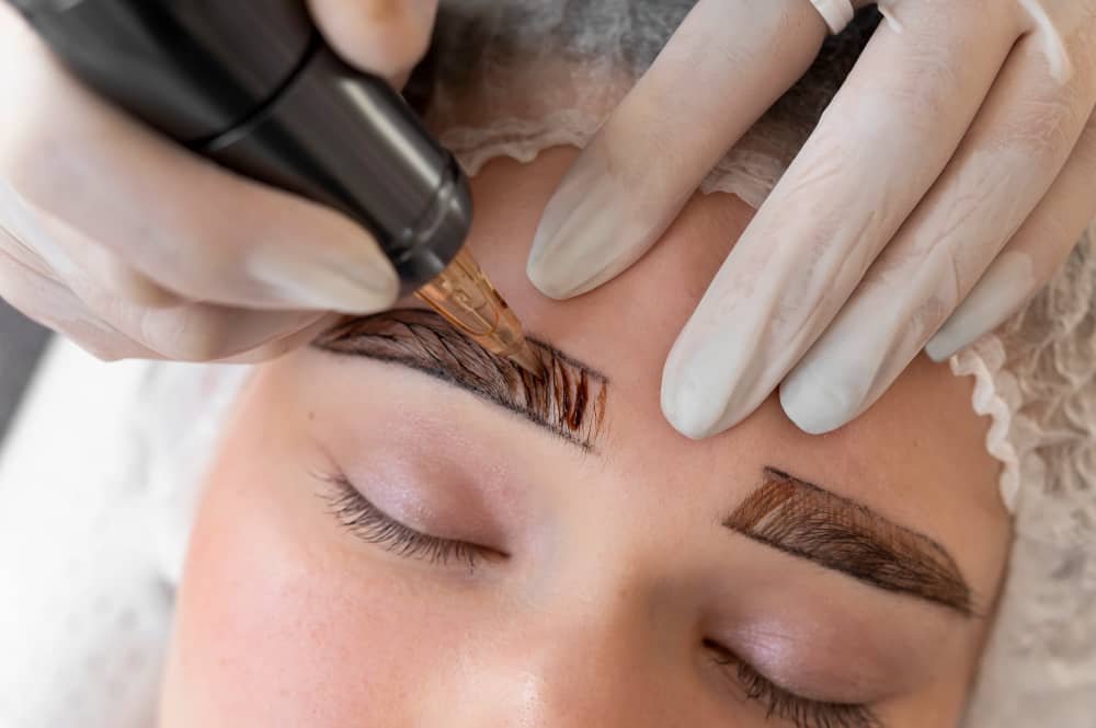 Microblading healing process